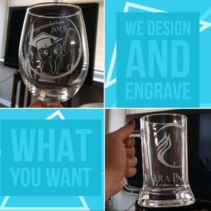 Engraving glass